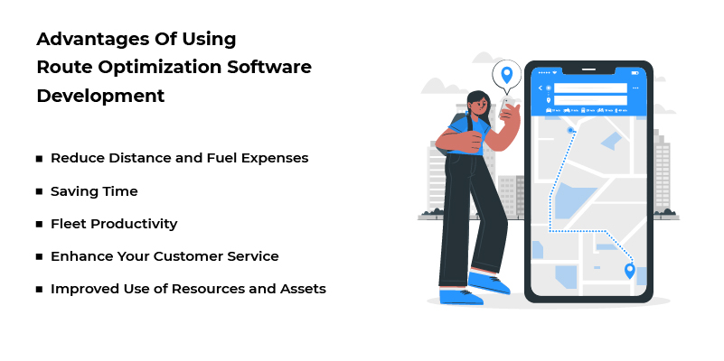 advantages of route optimization software development